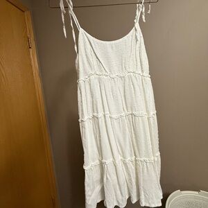 SHEIN White Textured Dress